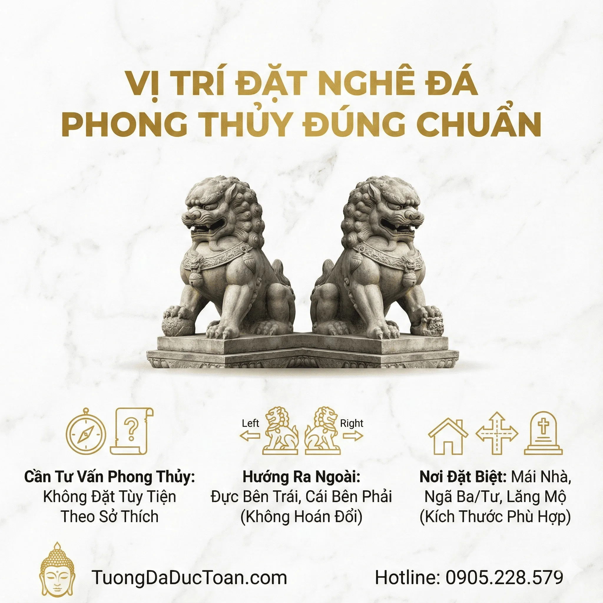 Nghê Đá Vi Tri Dat Nghe Da Phong Thuy