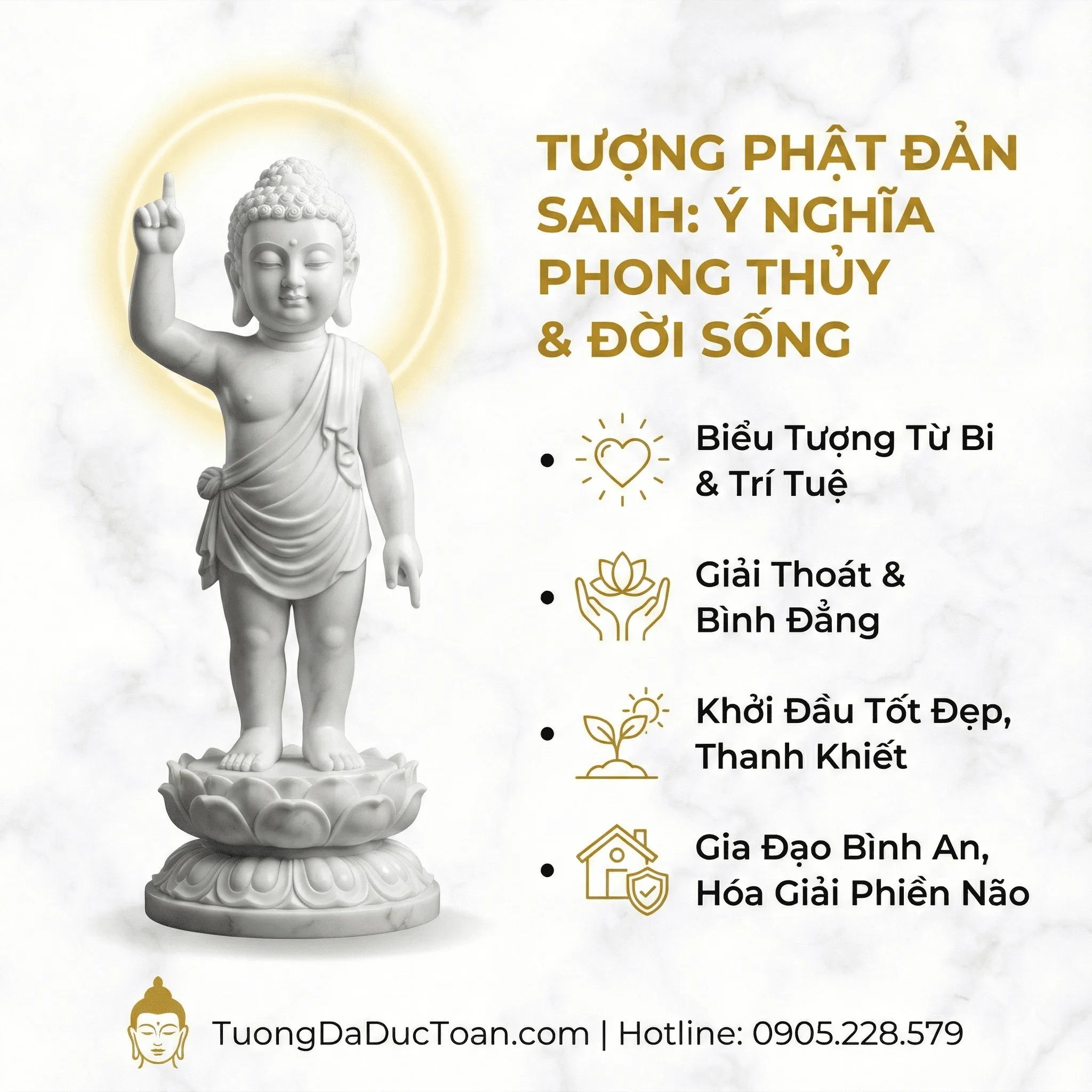 Tượng Phật Đản Sanh Y Nghia Tuong Phat Dan Sanh