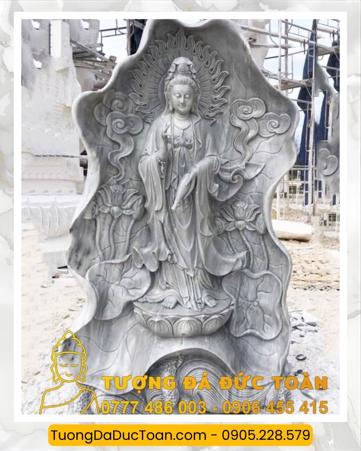 Tượng Quan Âm Bằng Đá