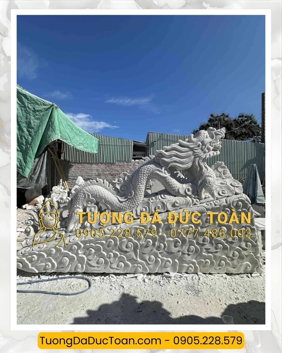 Cách đặt Rồng Đá Chuẩn Phong Thủy Nhất