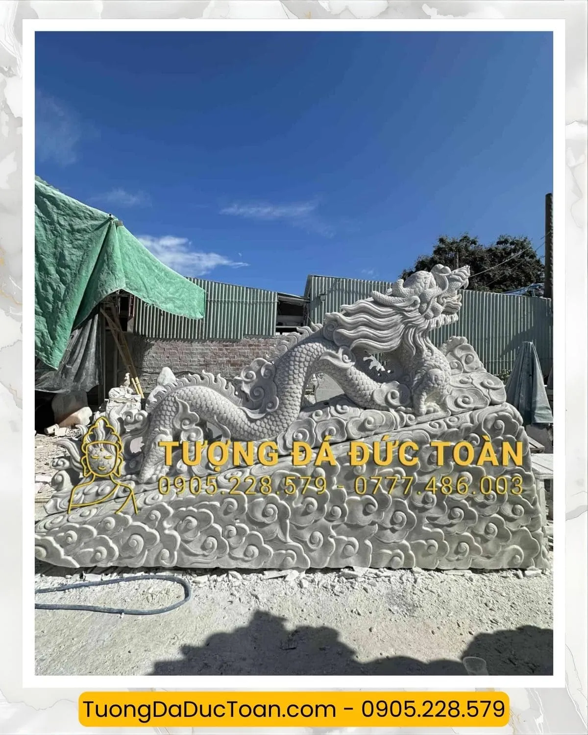 Cách đặt Rồng Đá Chuẩn Phong Thủy Nhất