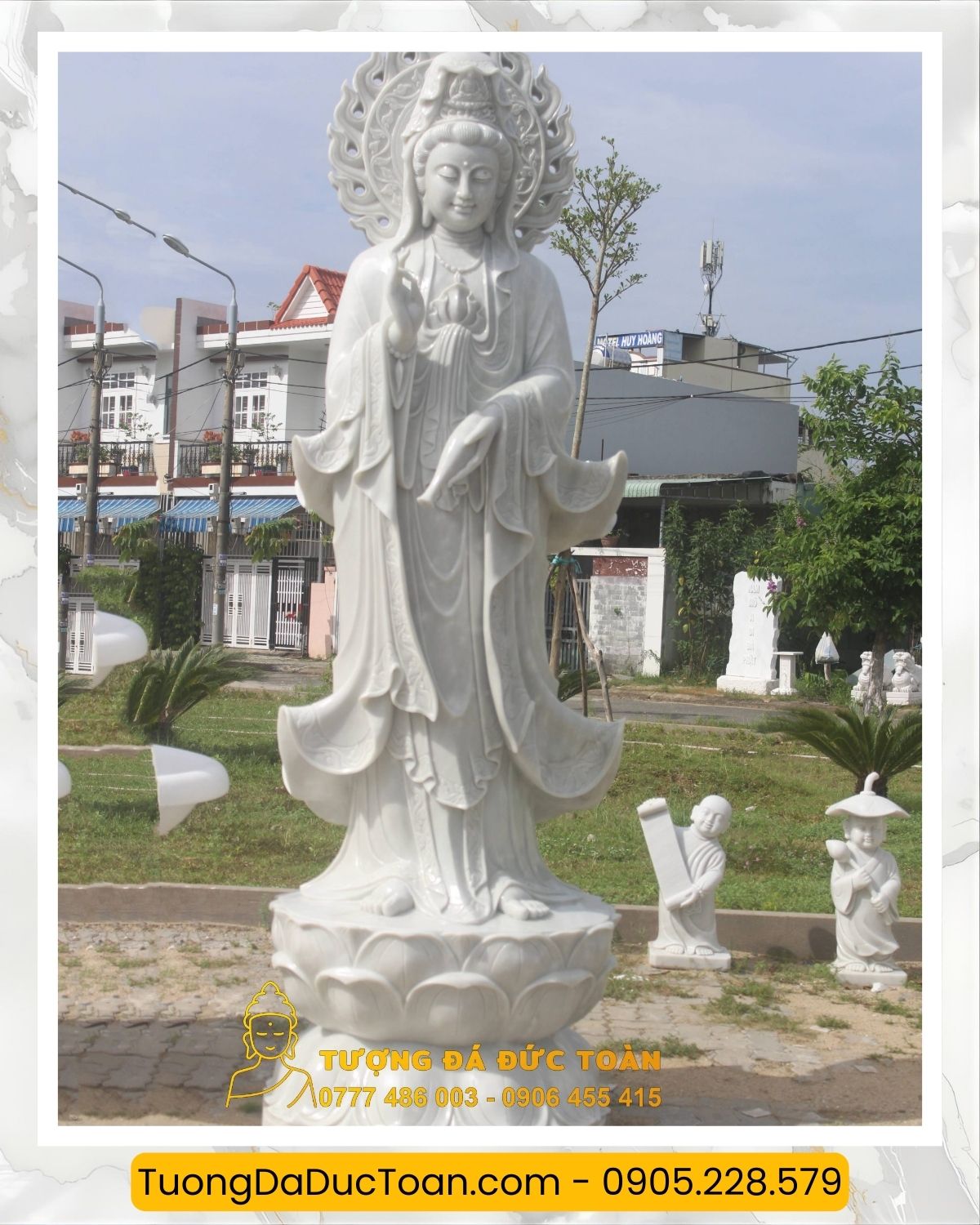 Tượng Quan Âm Bằng Đá