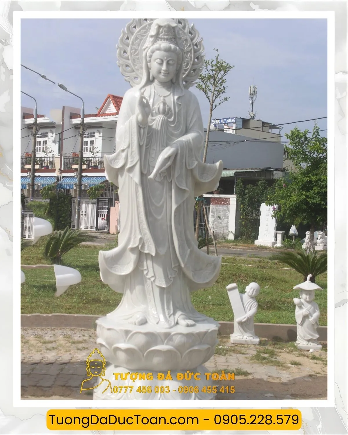 Tượng Quan Âm Bằng Đá