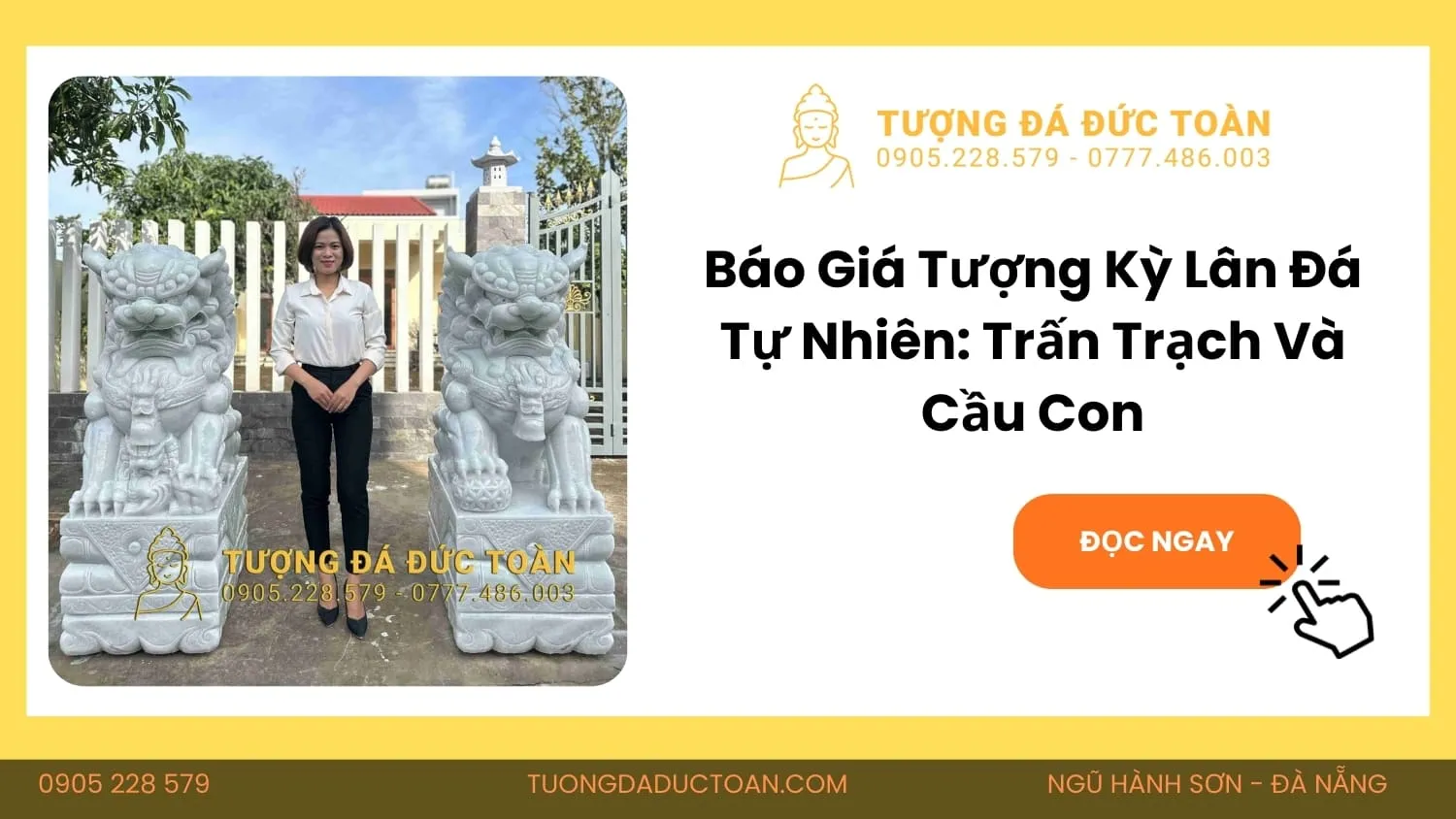 TƯỢNG KỲ LÂN ĐÁ MẪU ĐẸP GIAO VỀ ĐẮK LẮK CAO 0,8M KL_19 1 Báo Giá Tượng Kỳ Lân Đá Tự Nhiên_ Trấn Trạch Và Cầu Con (1)