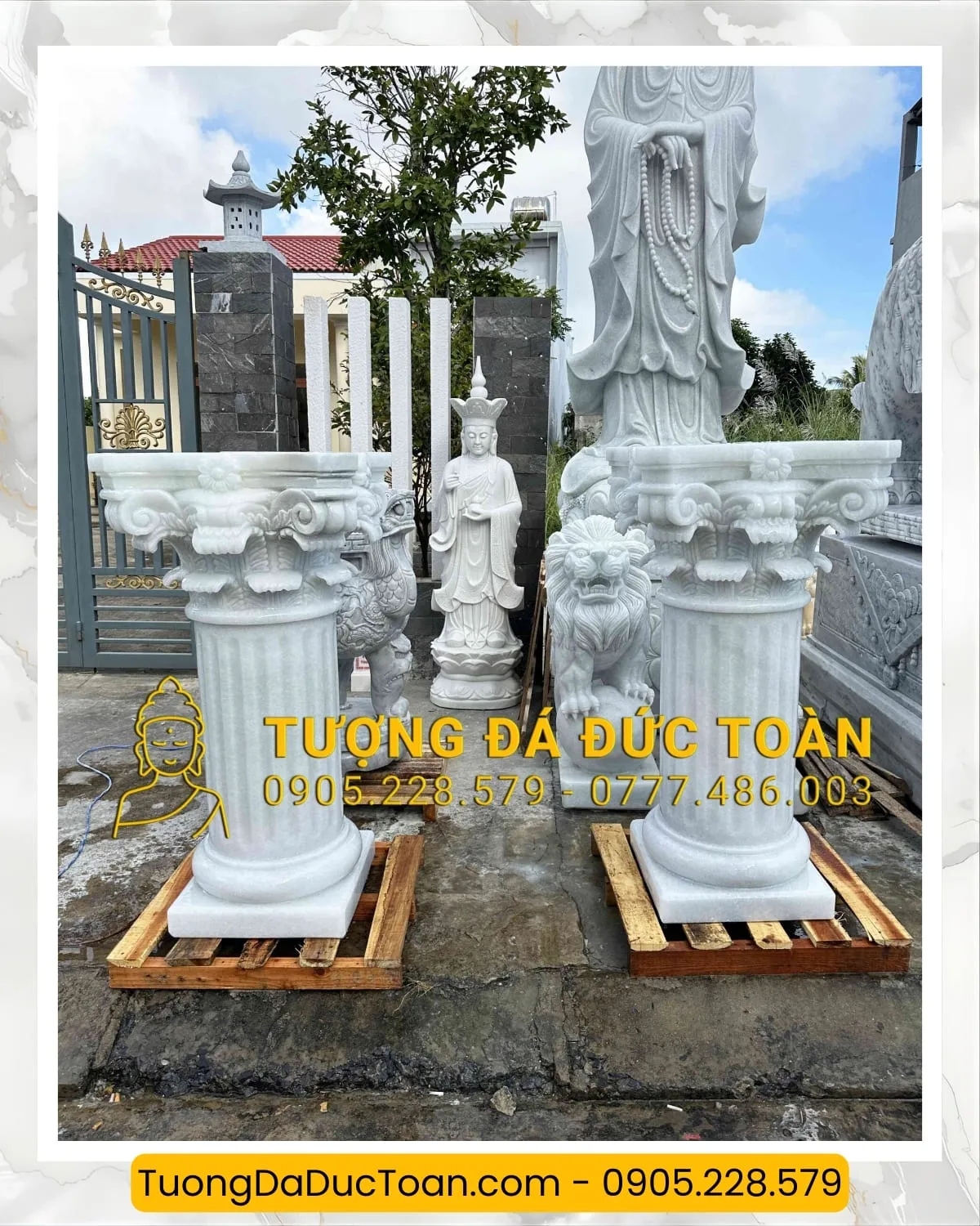 Cột Trụ Đá Tự Nhiên Cho Biệt Thự Đẹp 8 Cột Đá (Trụ Đá) (3)