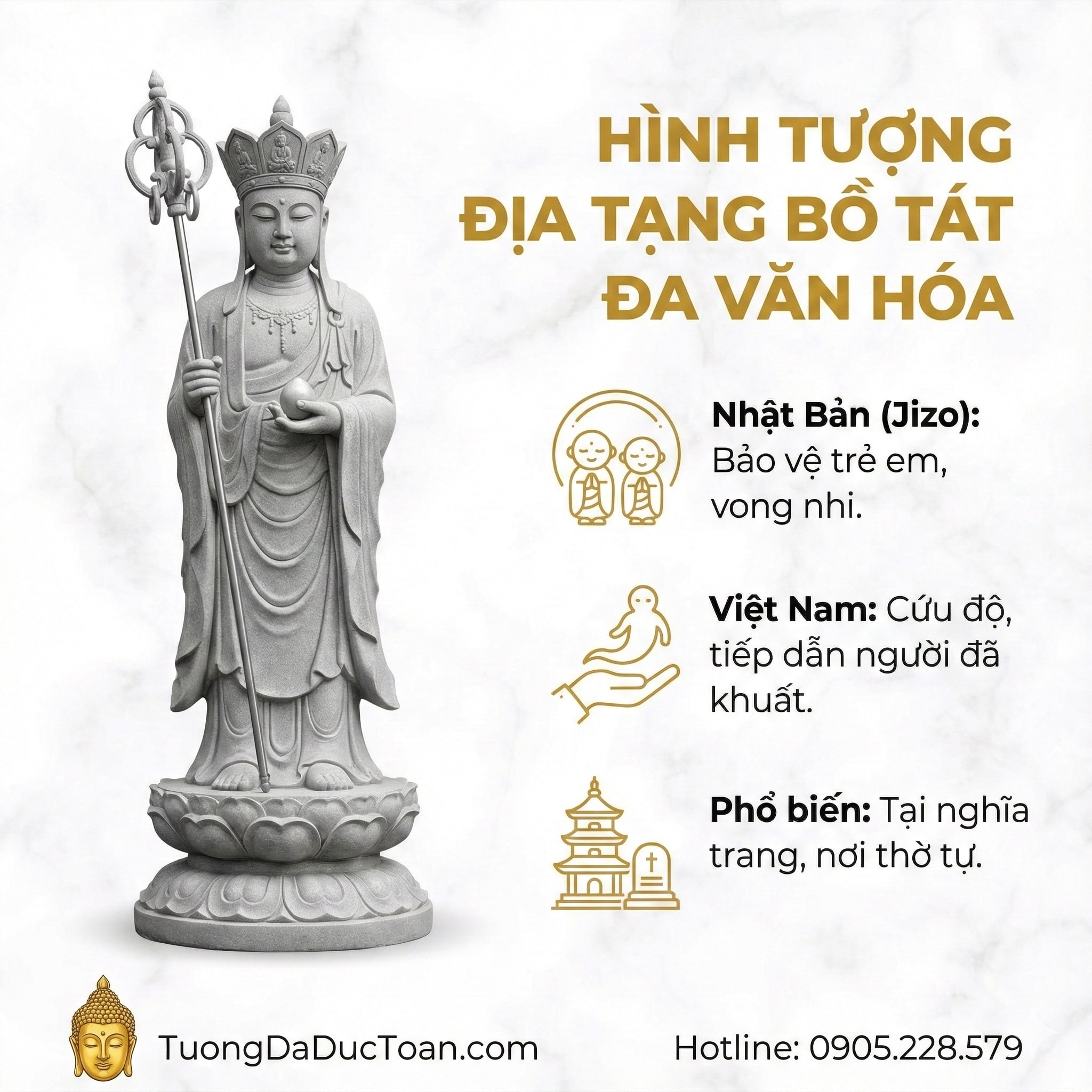 Hình tượng Địa Tạng Bồ Tát