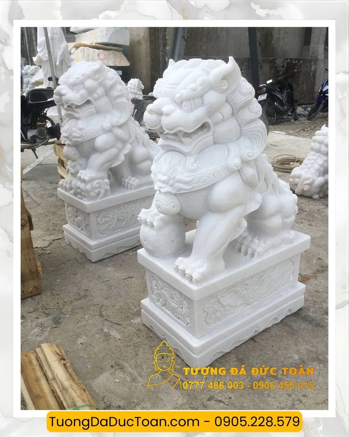 TƯỢNG KỲ LÂN ĐÁ MẪU ĐẸP GIAO VỀ ĐẮK LẮK CAO 0,8M KL_19 5 Kỳ Lân đá đẹp giá rẻ hàng đầu Đà Nẵng (5)