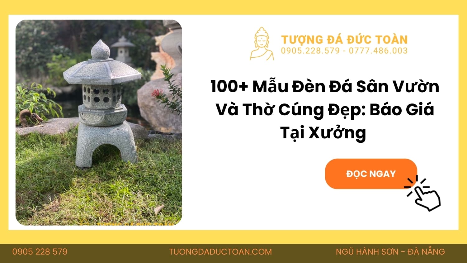 Mẫu Đèn Đá Sân Vườn Và Thờ Cúng Đẹp_ (1)