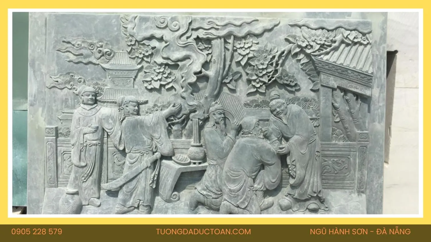 Phù Điêu Đá Chạm Cửu Long Nguyên Khối Đà Nẵng 6 Phù Điêu Đá (2)
