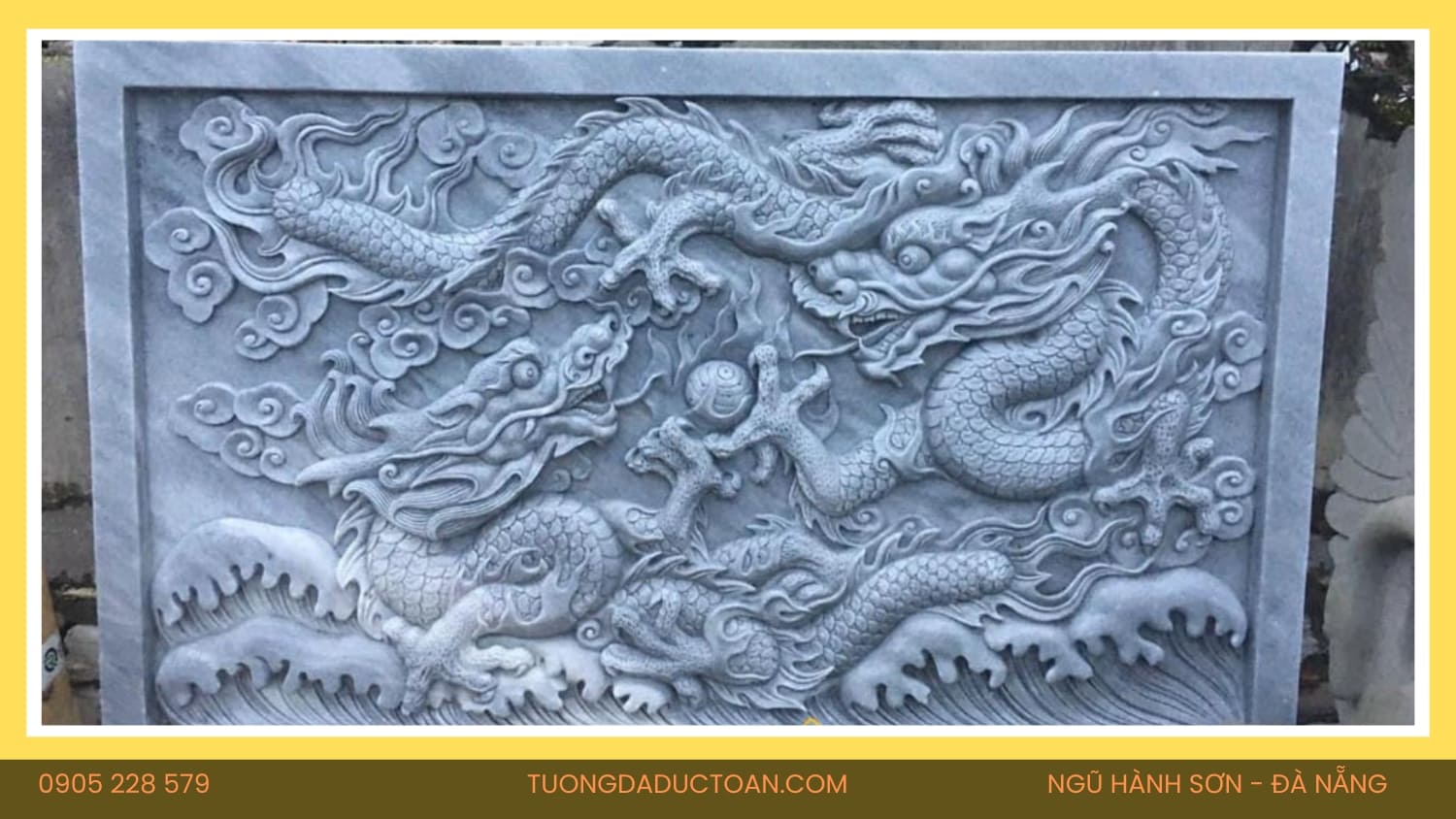 Phù Điêu Đá Chạm Cửu Long Nguyên Khối Đà Nẵng 8 Phù Điêu Đá (4)