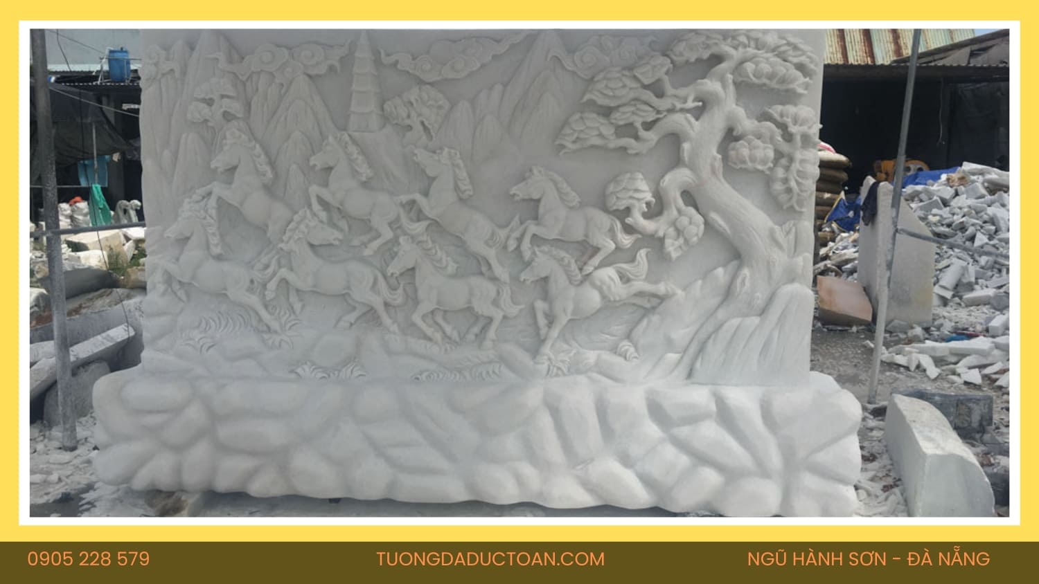 Phù Điêu Đá Chạm Cửu Long Nguyên Khối Đà Nẵng 9 Phù Điêu Đá (5)