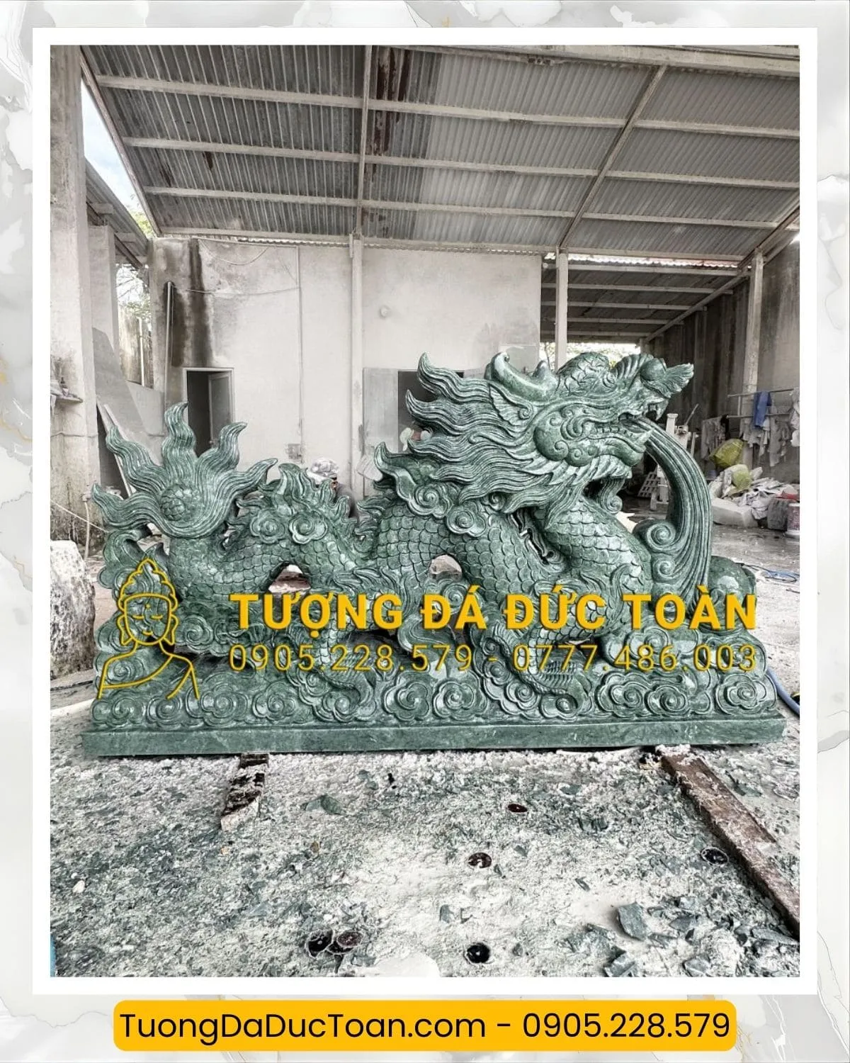 TƯỢNG RỒNG BẰNG ĐÁ NGỌC ẤN ĐỘ