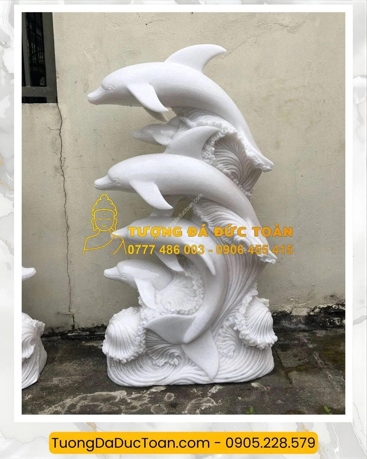 Tượng Cá Heo Bằng Đá (3)