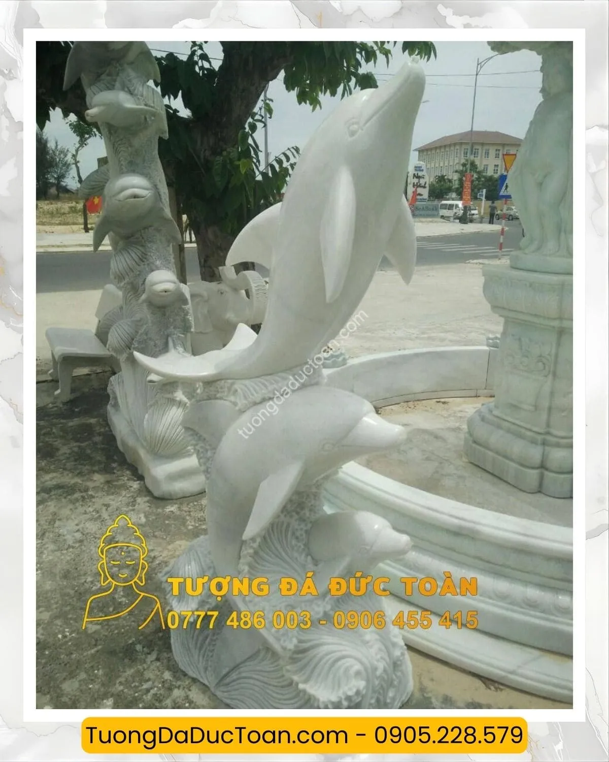 Tượng Cá Heo Bằng Đá (4)