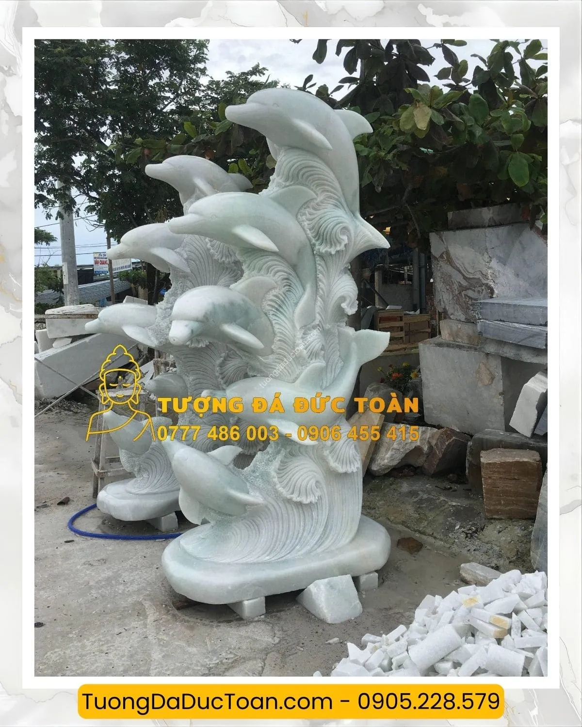 Tượng Cá Heo Bằng Đá (6)