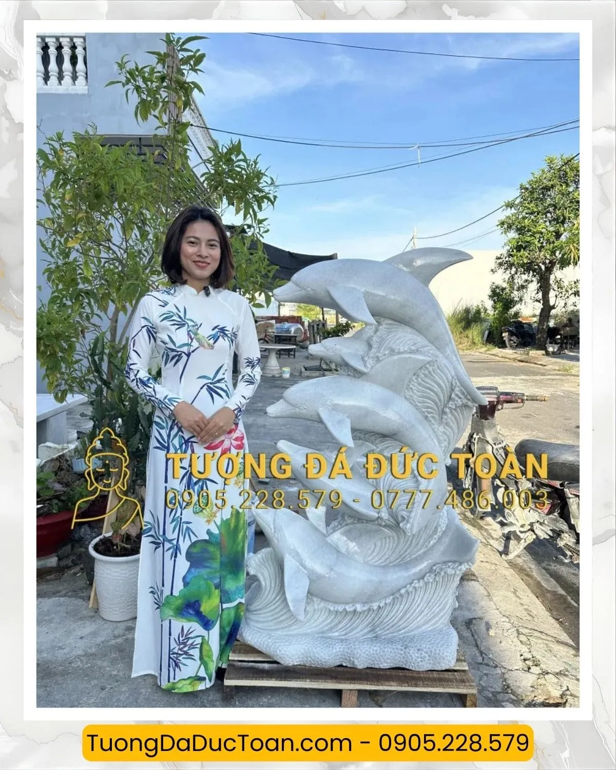 Tượng Cá Heo Bằng Đá (8)