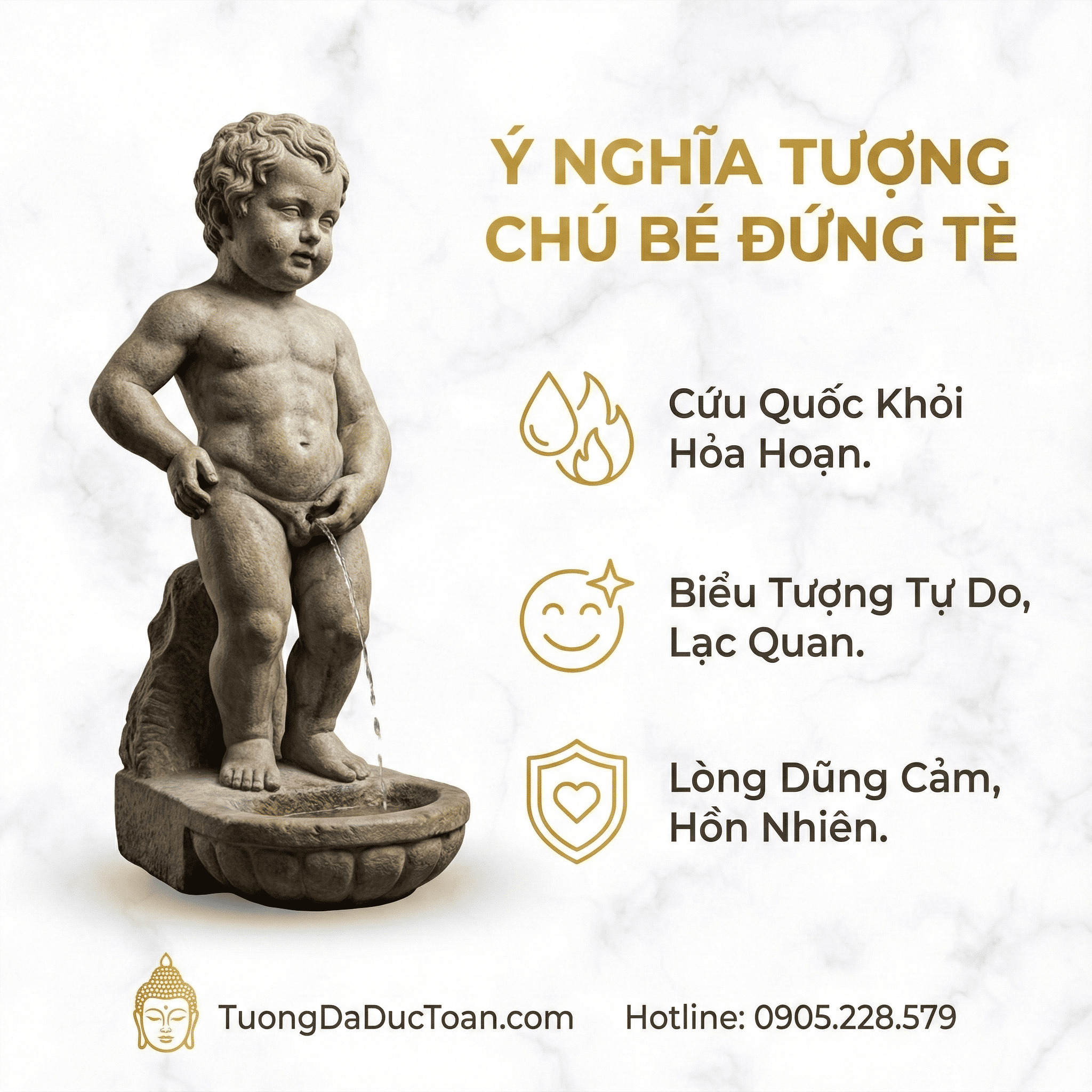 Tượng Cậu Bé Đứng Tè
