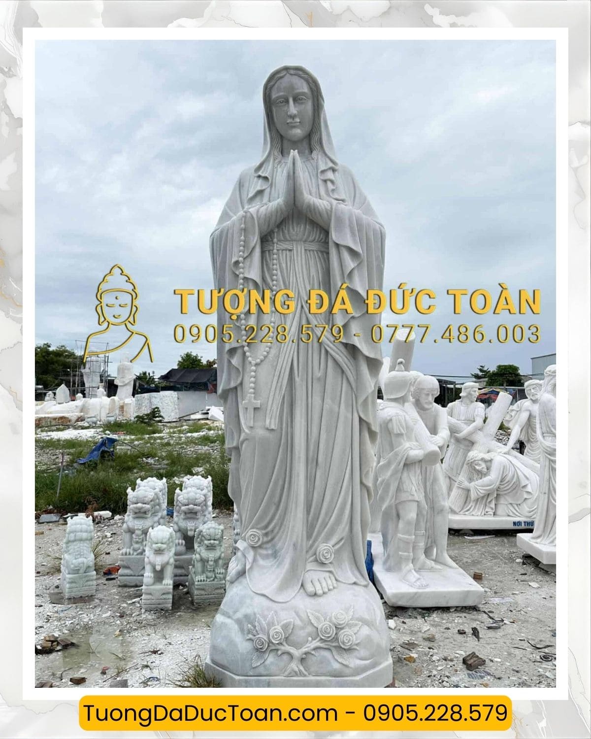 Tượng Đức Mẹ Bằng Đá (1)