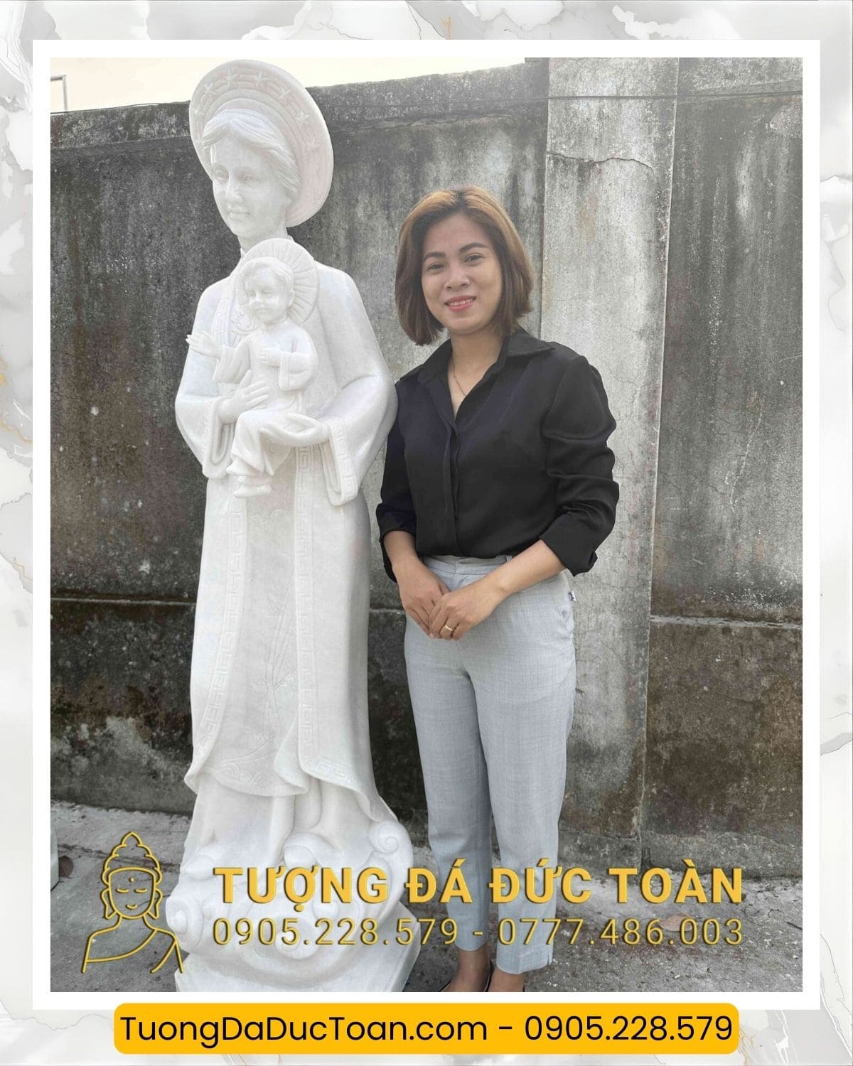 Tượng Đức Mẹ Bằng Đá (3)