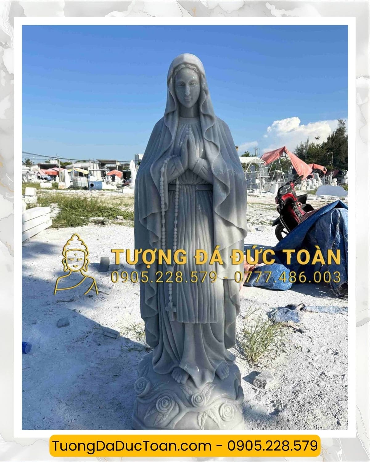 Tượng Đức Mẹ Bằng Đá (4)