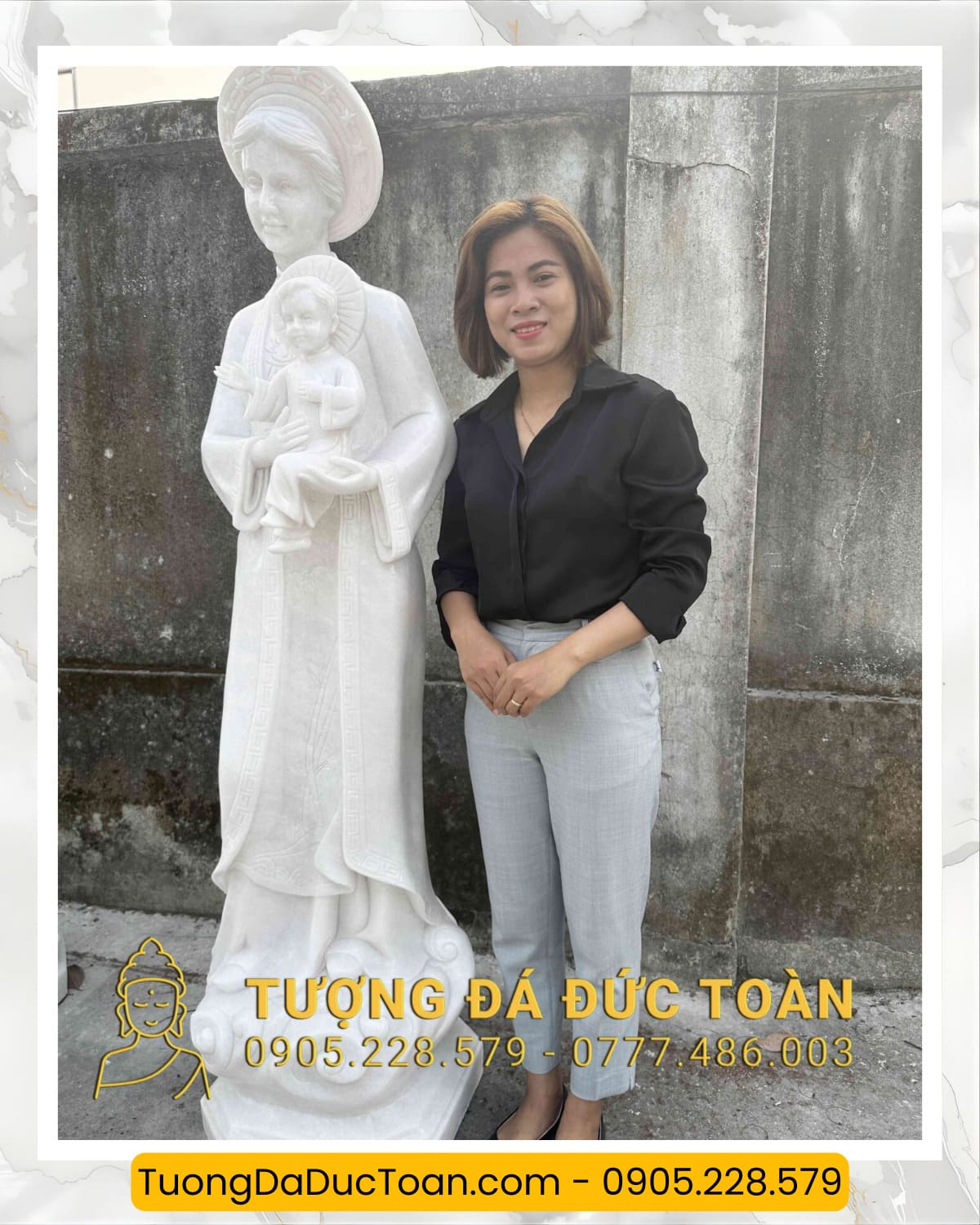 Tượng Đức Mẹ La Vang Bằng Đá