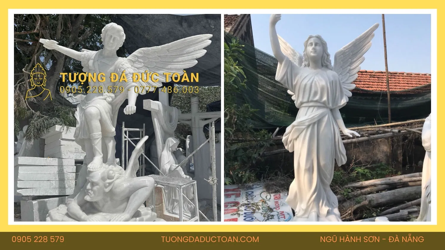 Tượng Thiên Thần Đá Cẩm Thạch - 03 15 Tượng Thiên Thần Bằng Đá