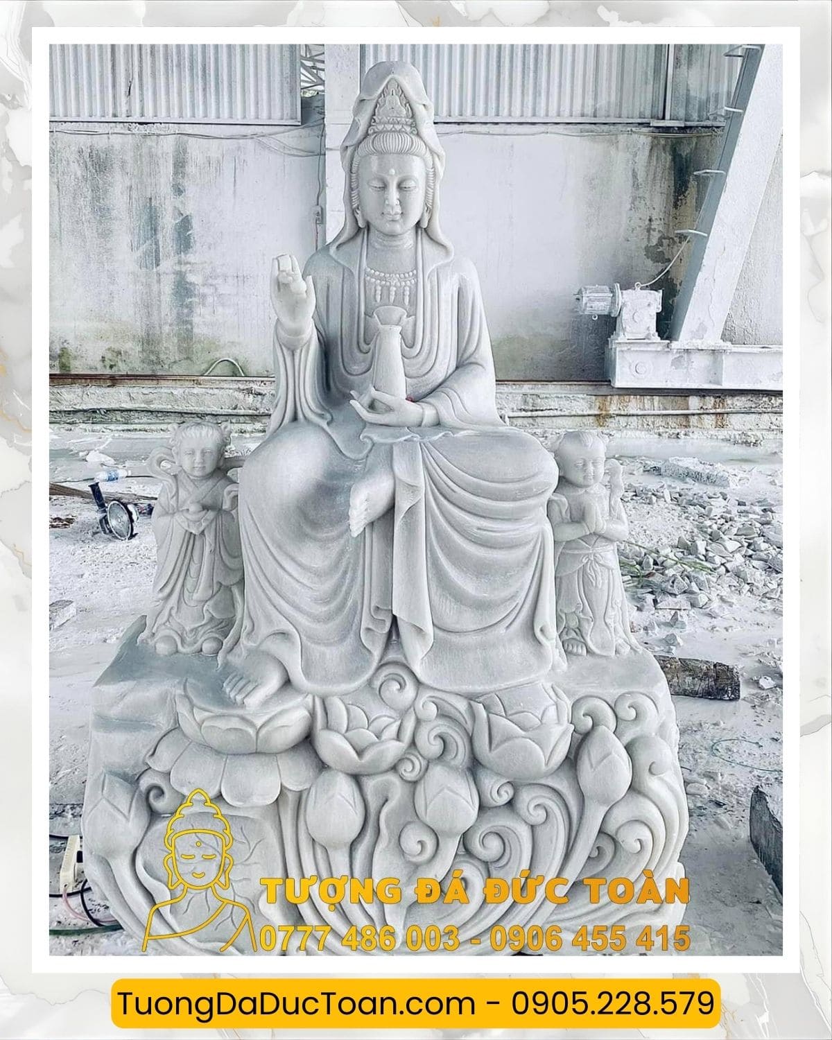 Tượng Quan Thế Âm Bồ Tát ngồi