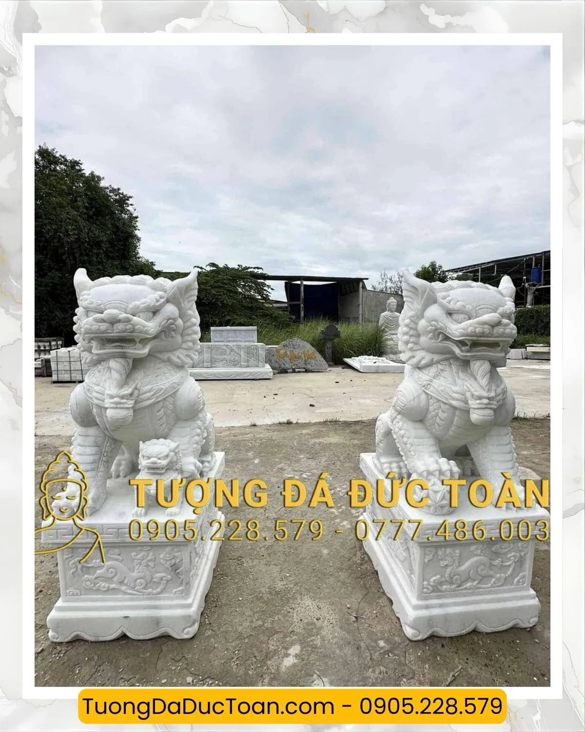 Vị trí đặt Nghê đá phong thủy đúng chuẩn