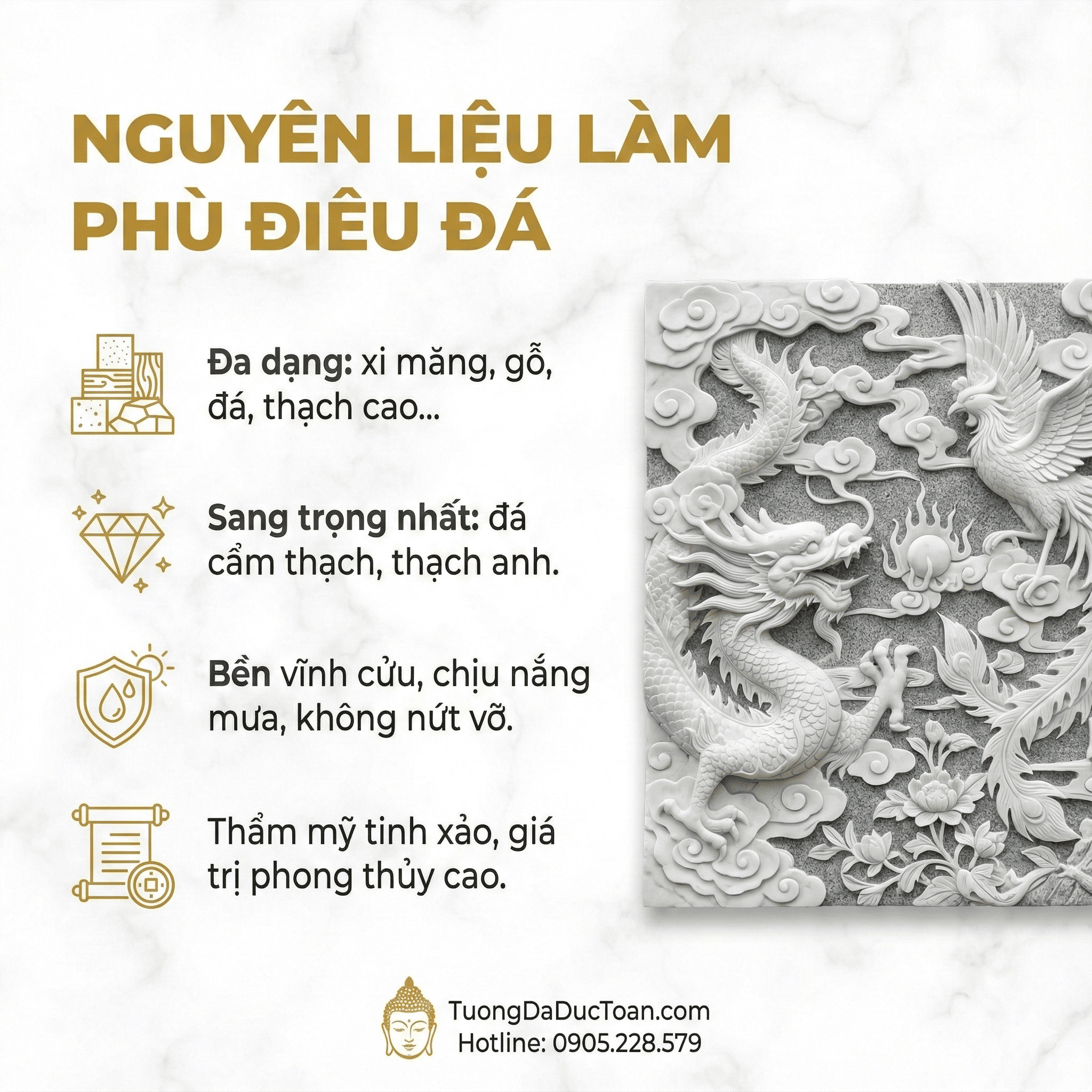 Phù Điêu Đá Nguyen Lieu Lam Phu Dieu Da