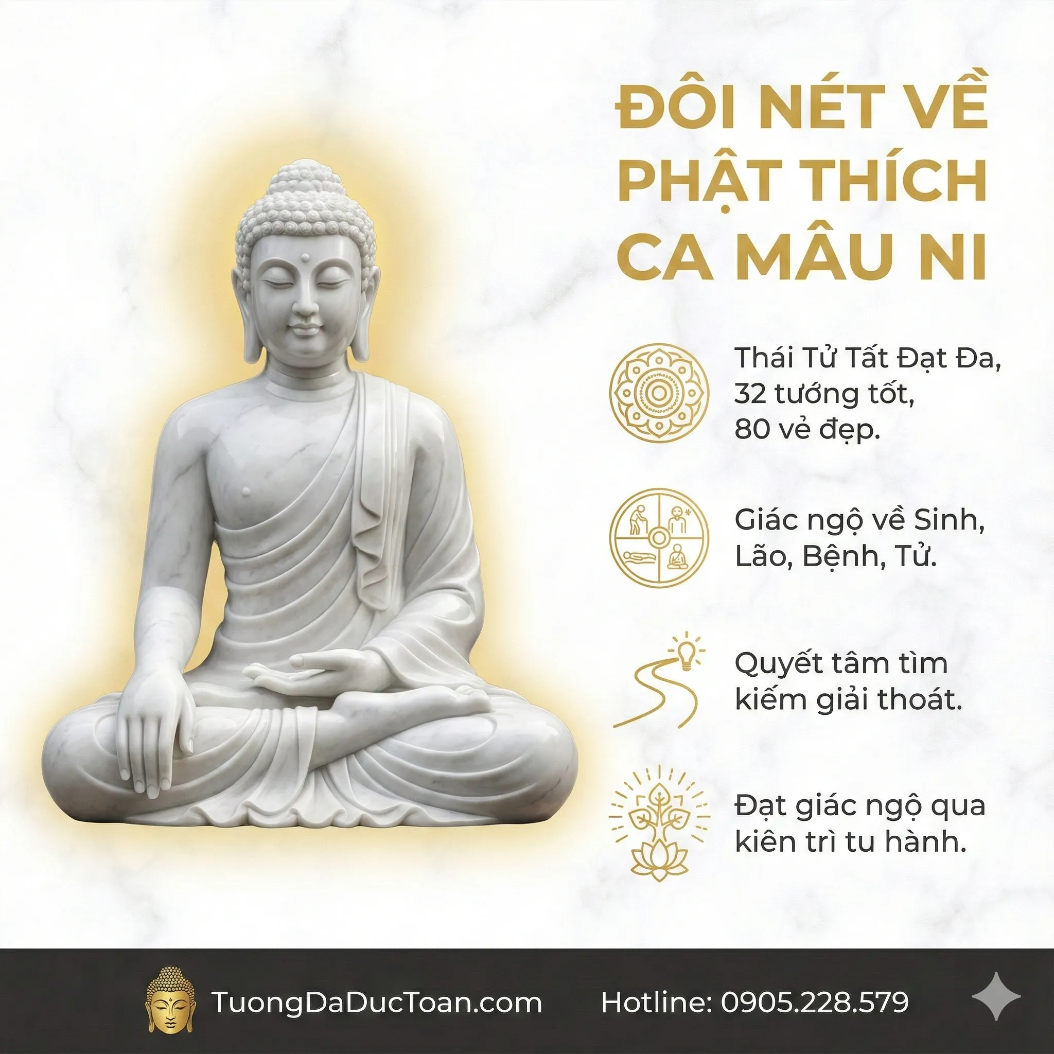 Tượng Phật Thích Ca Bằng Đá Phat Thich Ca Mau Ni