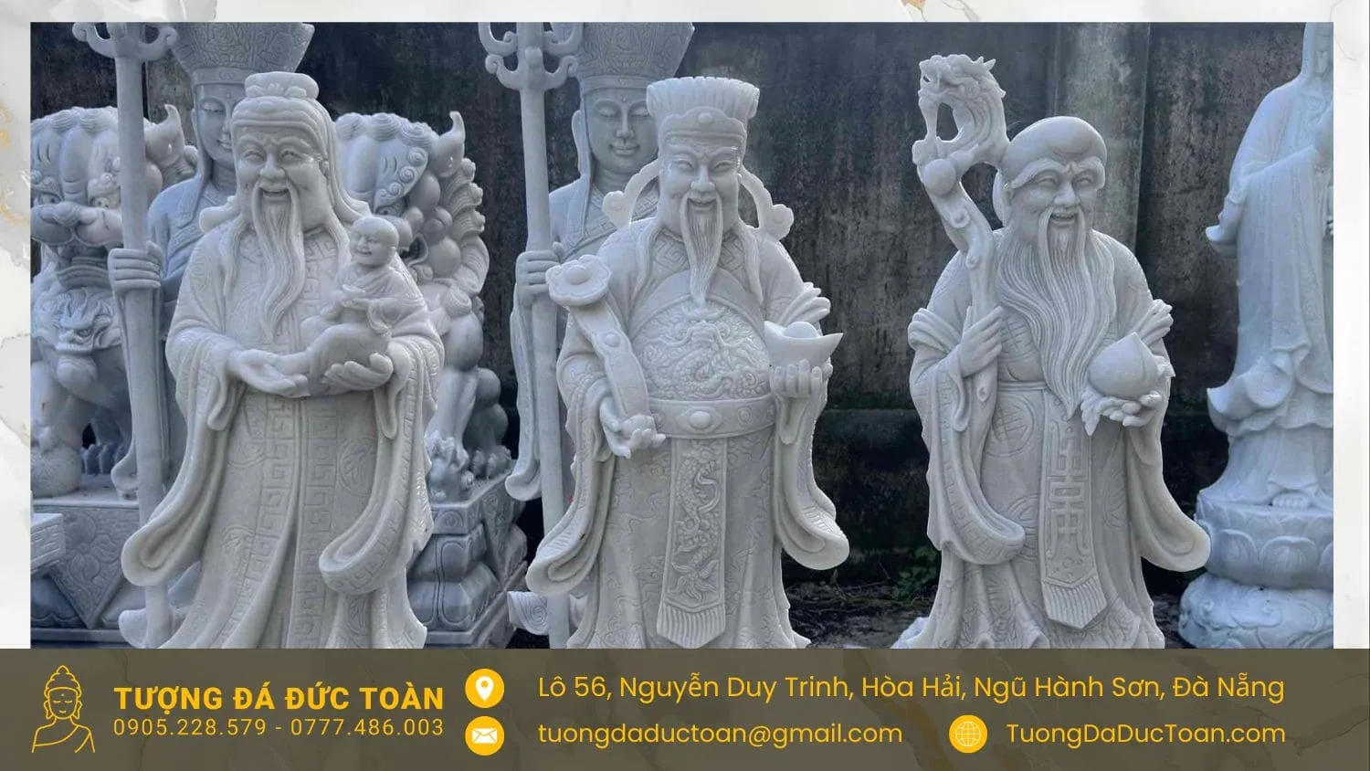 Tượng Phúc Lộc Thọ Tại Sao Nên Đặt Tượng Phúc Lộc Thọ Bằng Đá Mỹ Nghệ Trong Nhà?