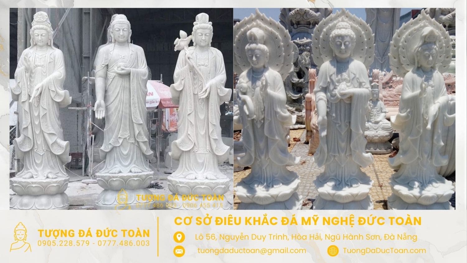 Tượng Tam Thế Phật 2