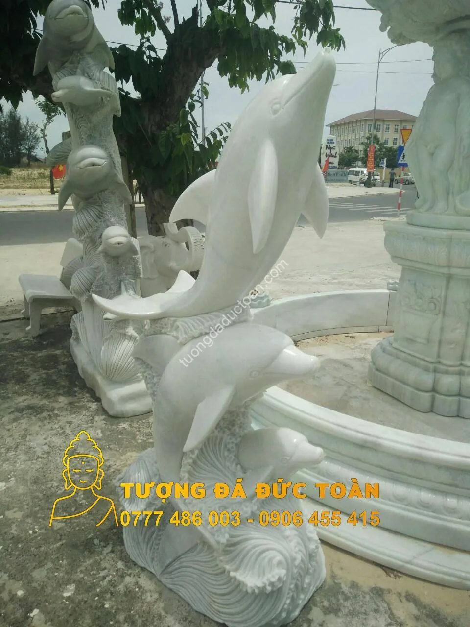 Chế Tác Tượng Cá Heo Đá Đẹp – Tinh Hoa Nghệ Thuật Cảnh Quan & Phong Thủy