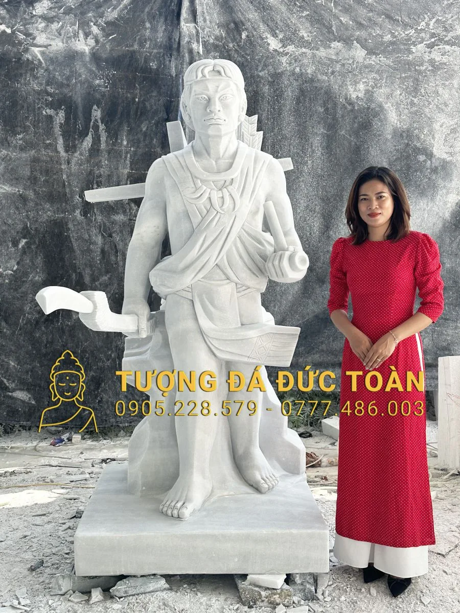 Điêu Khắc Tượng Theo Mẫu Yêu Cầu (Tượng N’Trang Lơng) TBT_63 – Tái Hiện Hào Khí Anh Hùng Dân Tộc