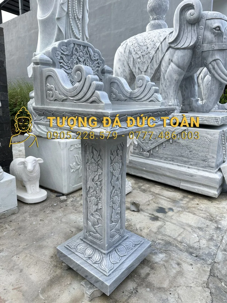 Chi tiết khóm thờ đá ngoài trời CHD_34