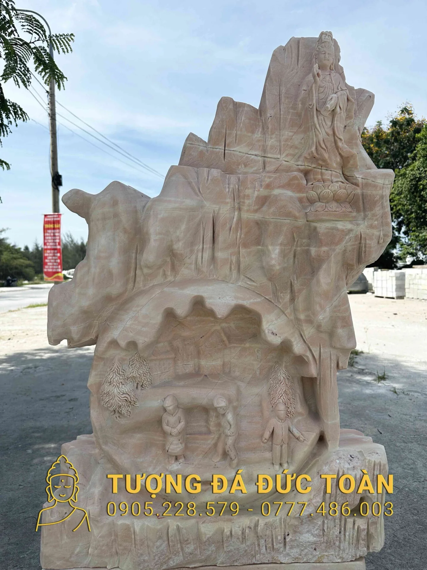 Tượng Nghệ Thuật Non Nước Ngũ Hành Sơn NT_78 – Uy Nghiêm, May Mắn, Trấn Trạch