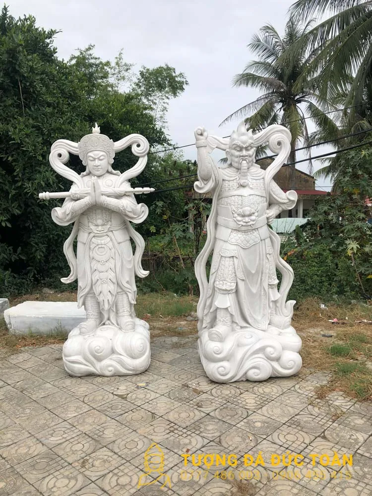 Tượng Tiêu Diện Hộ Pháp Đá Nguyên Khối Mỹ Nghệ Đà Nẵng