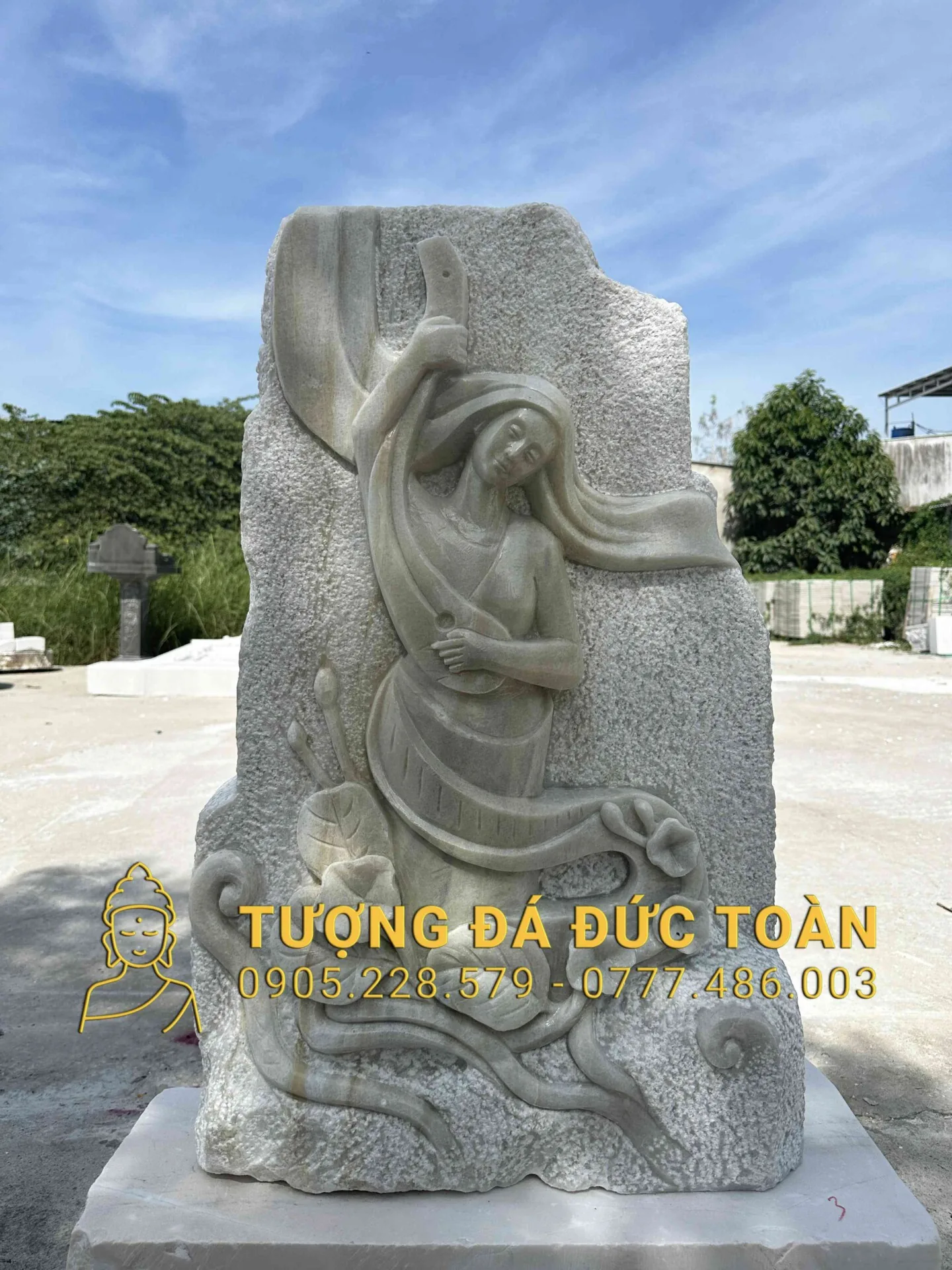Tượng Nghệ Thuật Cô Gái NT_79 – Vẻ Đẹp Thanh Tao, May Mắn, Giá Tốt
