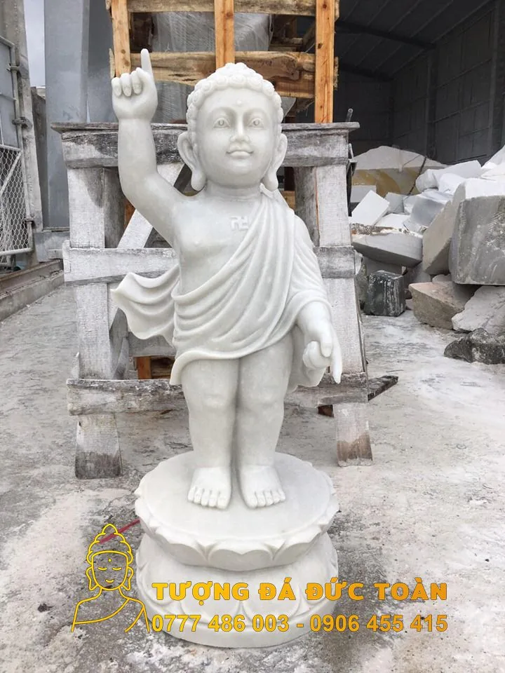 Tượng Phật Đản Sanh Đá Đẹp Tự Nhiên Non Nước
