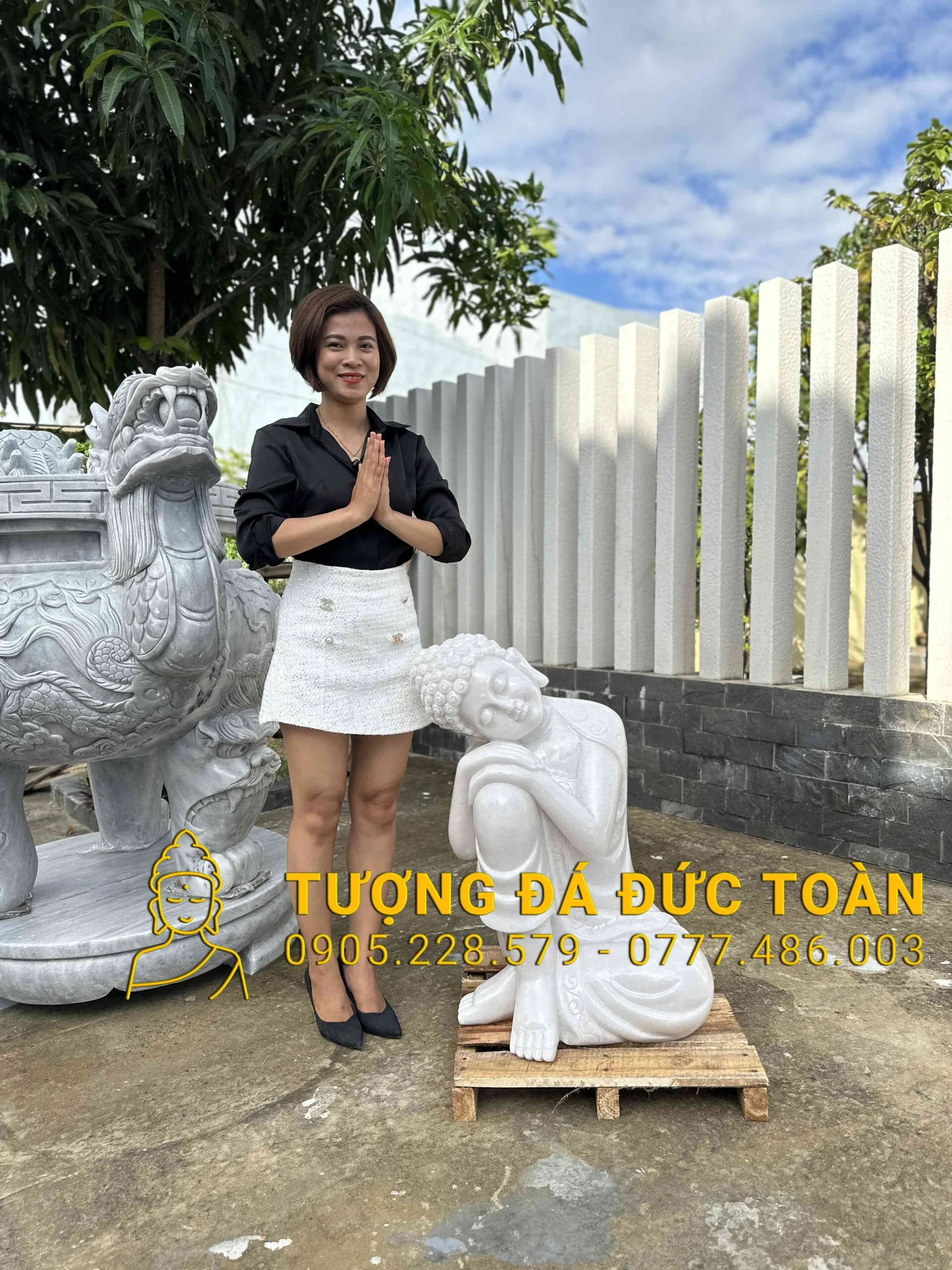 Tượng Phật An Nhiên Tự Tại Bằng Đá Tự Nhiên: Tâm Tĩnh Lặng, Đời An Yên