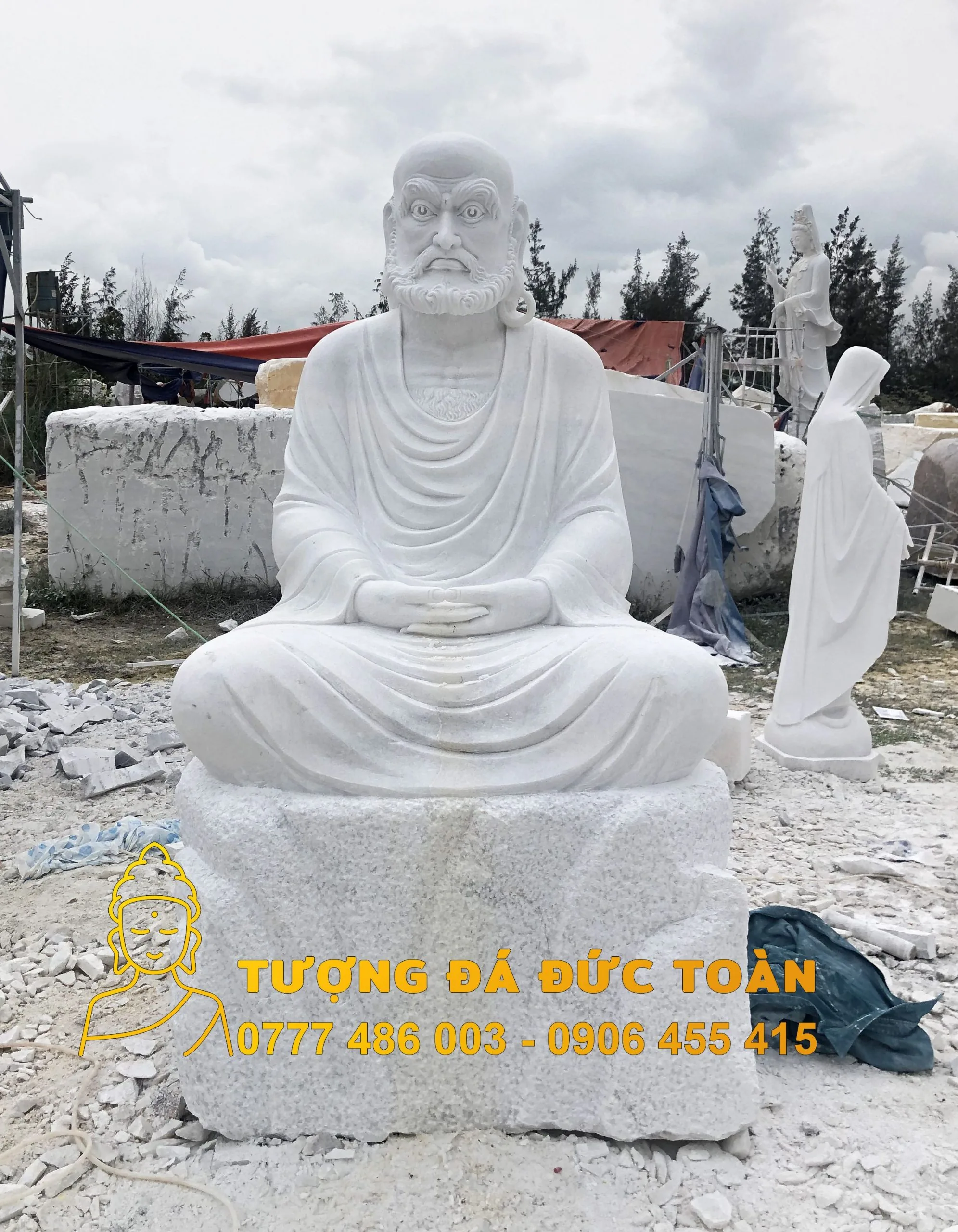 Tượng Đat Ma Tổ Sư đá đẹp hàng đầu Đà Nẵng