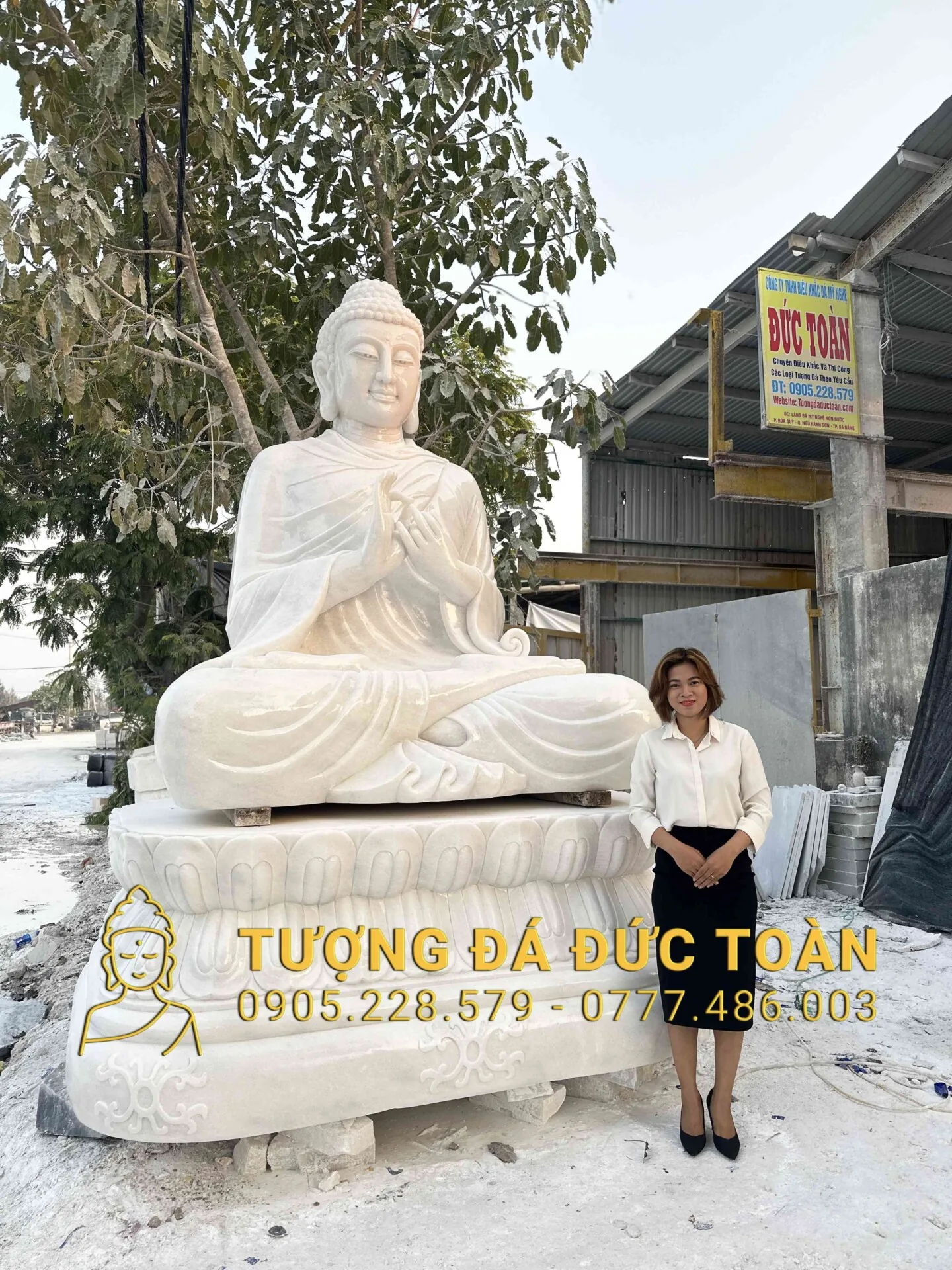 TƯỢNG PHẬT THÍCH CA CHUYỂN PHÁP LUÂN CAO 3,2M TCMN_24