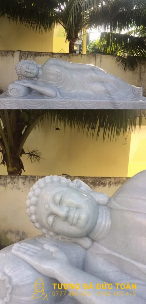 Tượng Phật Nhập Niết Bàn Nguyên Khối Đẹp Đà Nẵng