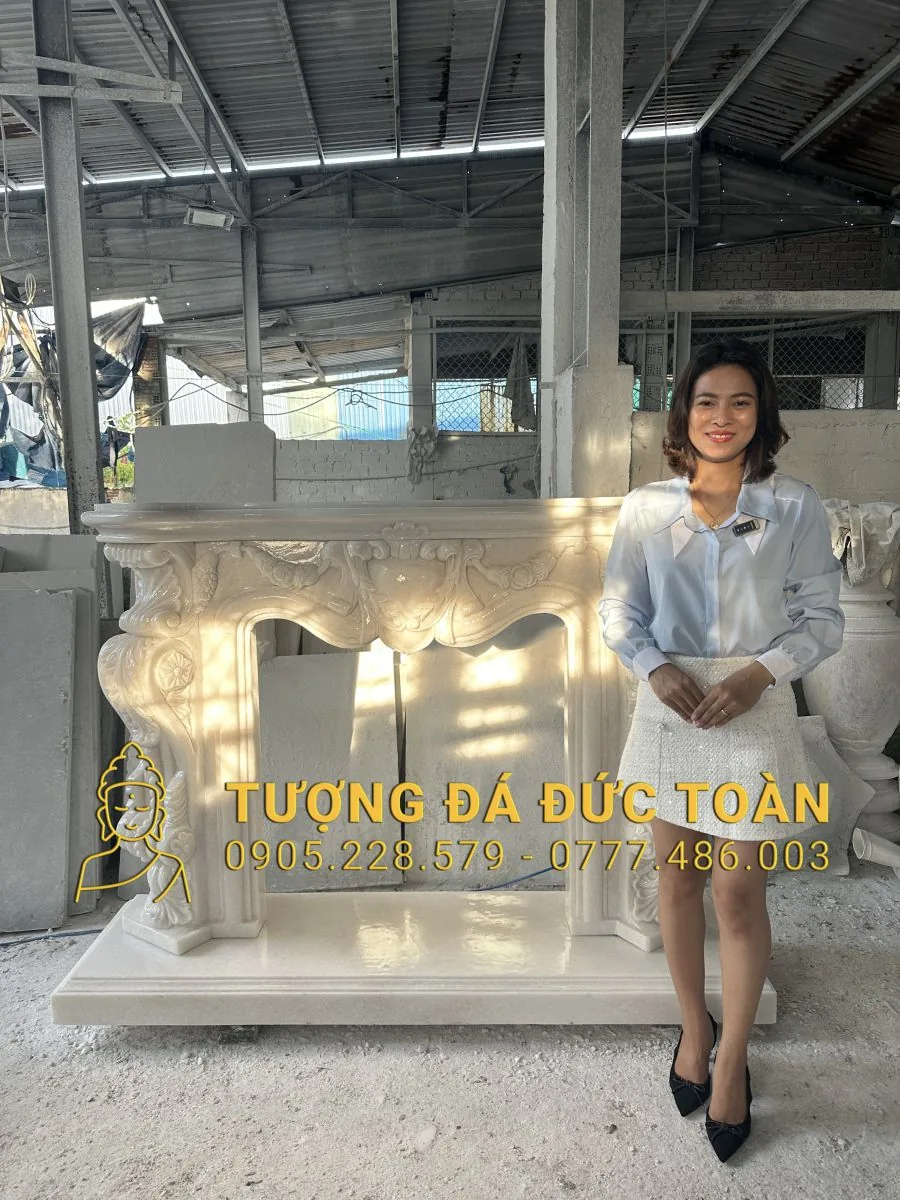 LÒ SƯỞI BẰNG ĐÁ TRẮNG NGUYÊN KHỐI LS _ 33
