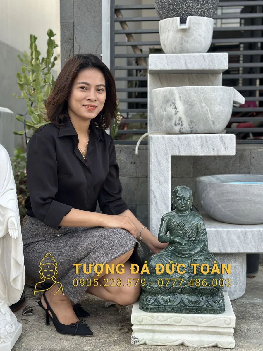 TƯỢNG THÁNH SIVALI BẰNG ĐÁ TPK_16