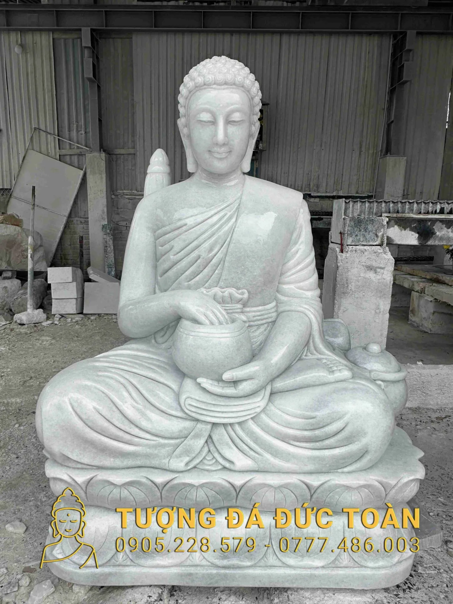 Tượng Thánh Sivali Đá Đẹp Nguyên Khối – Pháp Bảo Chiêu Tài Và Hạnh Nguyện Bình An