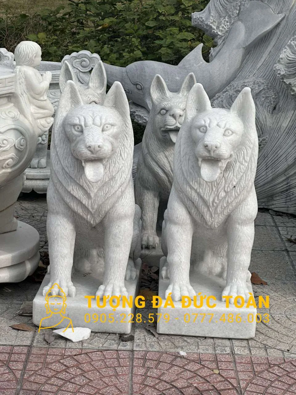 Chó Đá Để Mộ – Linh Vật Trấn Trạch & Canh Giữ Giấc Ngủ Ngàn Thu