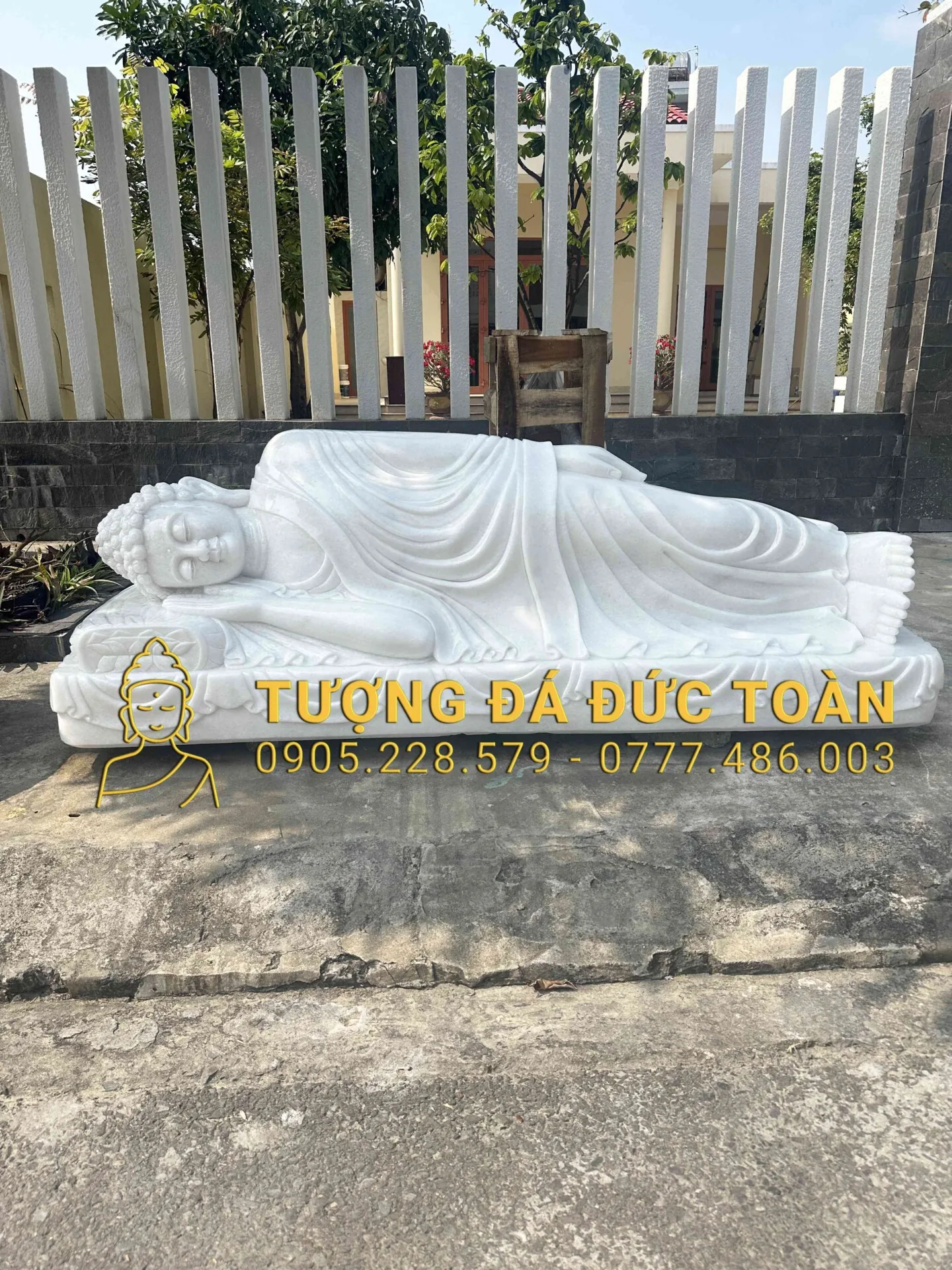 TƯỢNG PHẬT NHẬP NIẾT BÀN NGANG 2M VỀ ĐỒNG NAI