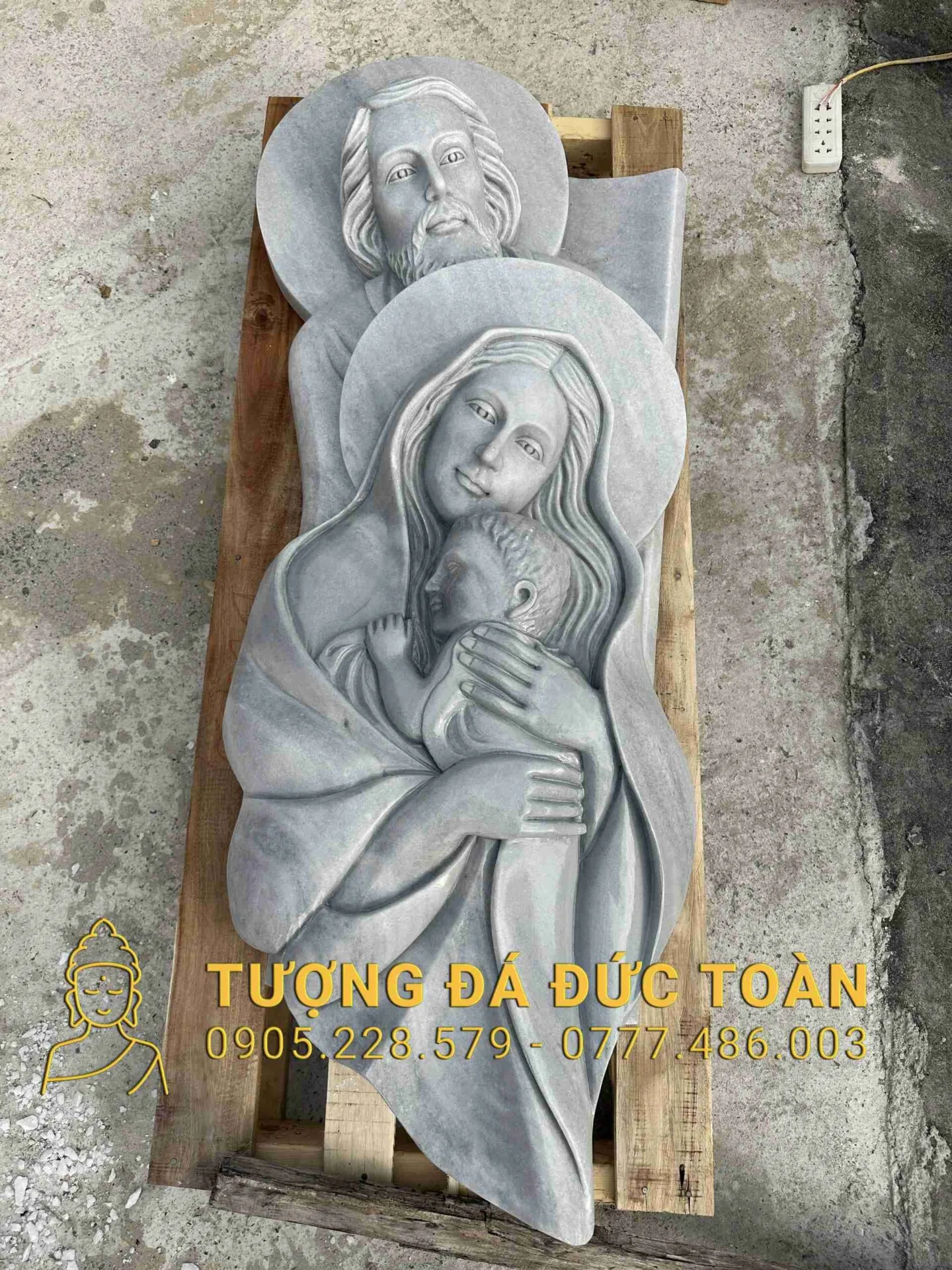 TƯỢNG THÁNH GIÁ THẤT ĐÁ CẨM THẠCH XÁM GIAO VỀ ÚC CGD_16