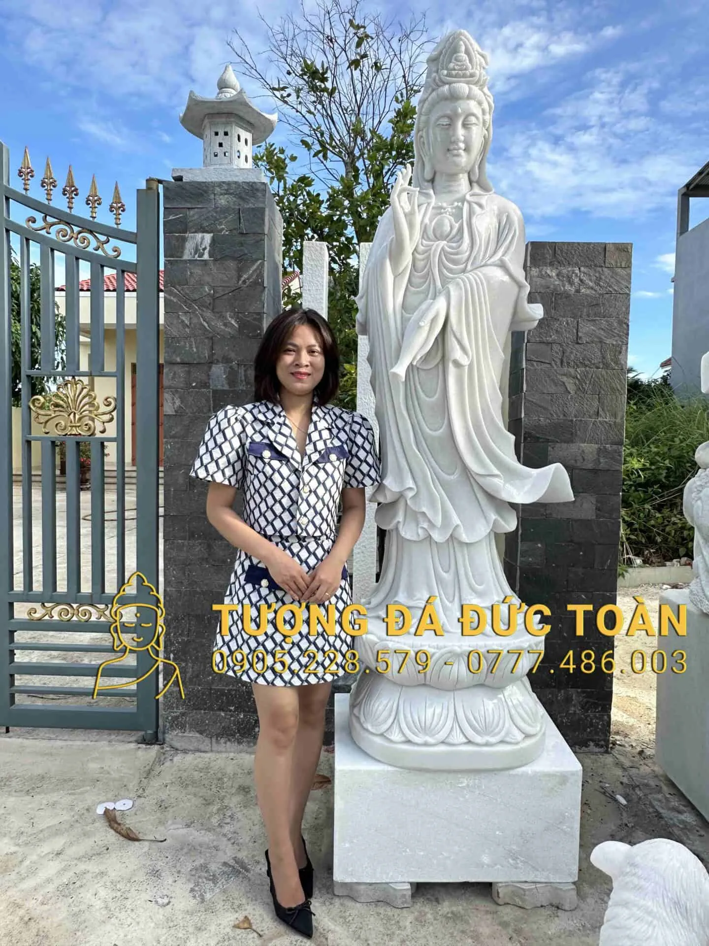 TƯỢNG PHẬT QUAN ÂM CAO 2M QA_40